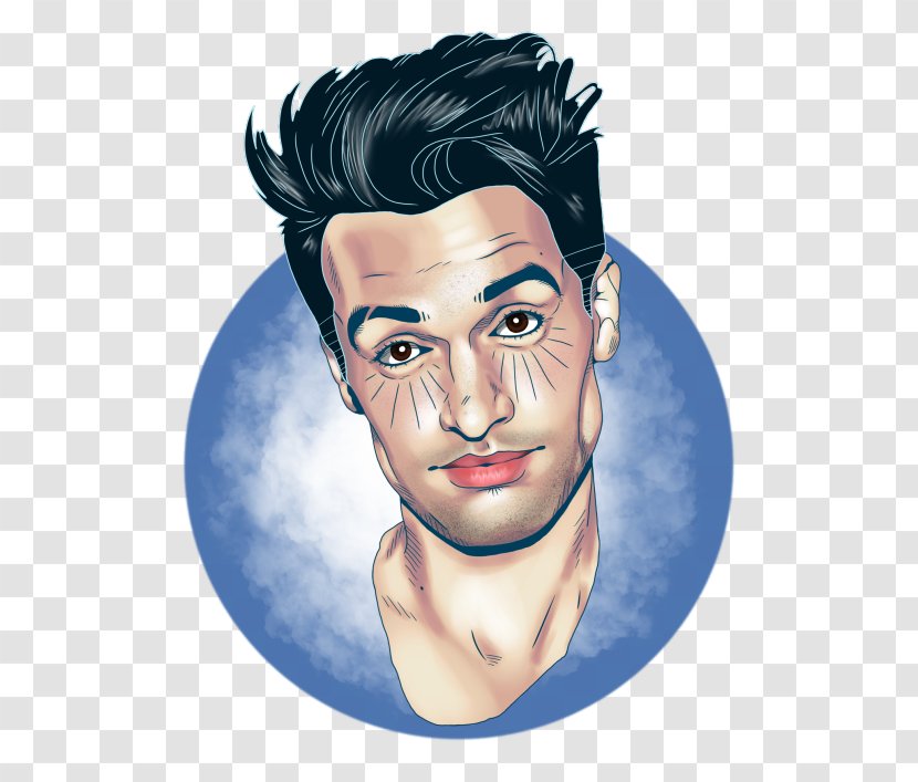 Brendon Urie Panic! At The Disco Fan Art Drawing - Cartoon - Keith White Transparent PNG