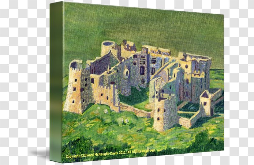 Painting - Grass - Castle Transparent PNG