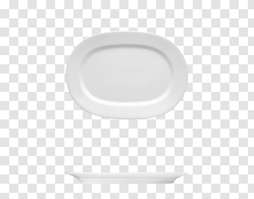 Angle - White - Oval Plate Transparent PNG