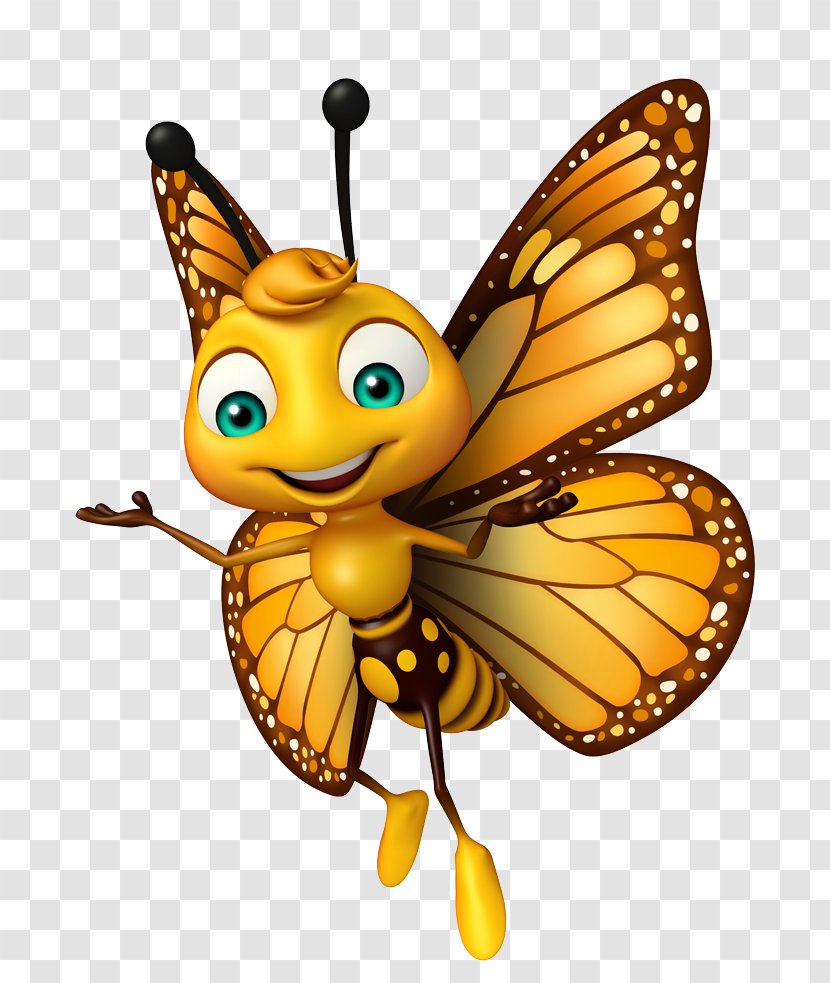 Photography Animation Drawing - Animated Cartoon - Cute Butterfly Transparent PNG