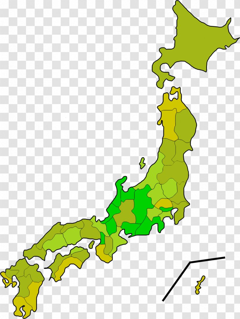 Ashikaga Prefectures Of Japan Map - Tree Transparent PNG