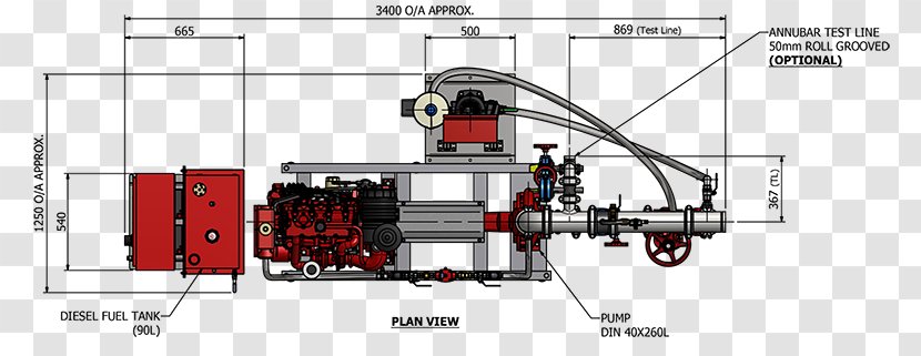 Machine Engineering Technology - Hardware - Fire Truck Plan Transparent PNG