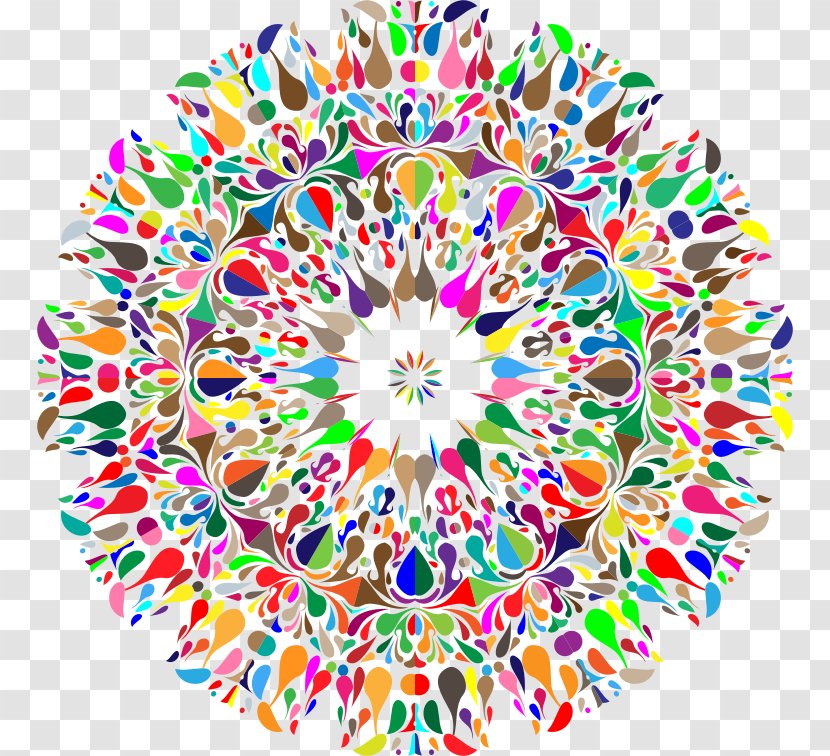 Circle Color Clip Art - Geometry - Colorful North View Transparent PNG
