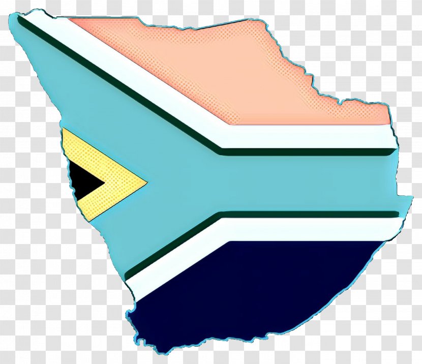 Flag Cartoon - Aqua - Logo Transparent PNG