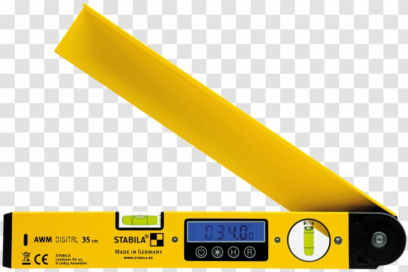 Protractor Stabila Bubble Levels Tool Angle - Measuring Instrument Transparent PNG