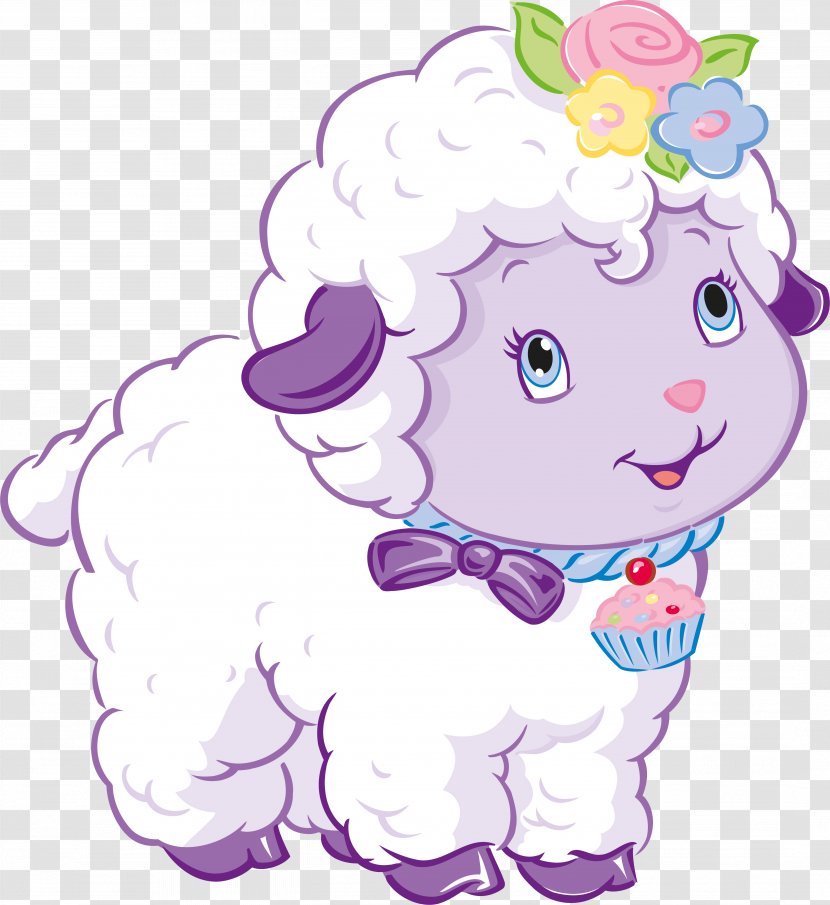 Sheep Clip Art - Purple Transparent PNG