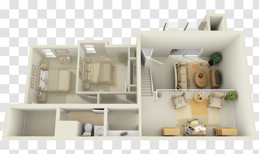 Floor Plan Penthouse Apartment House - Loft Transparent PNG