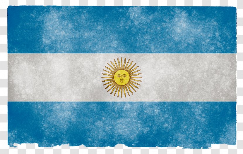 Flag Of Argentina National - Flags The World - Grunge Transparent PNG