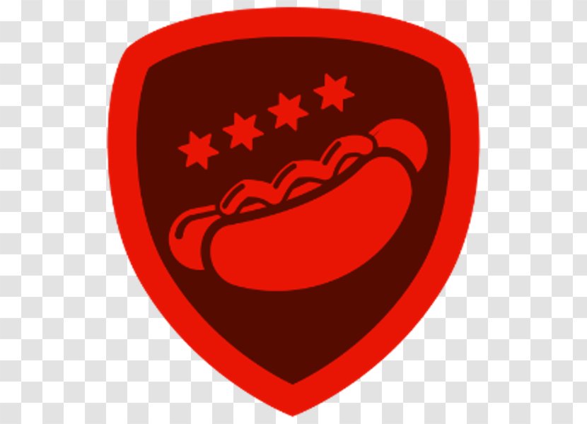 Celery Salt Chicago-style Hot Dog Badge - Watercolor Transparent PNG