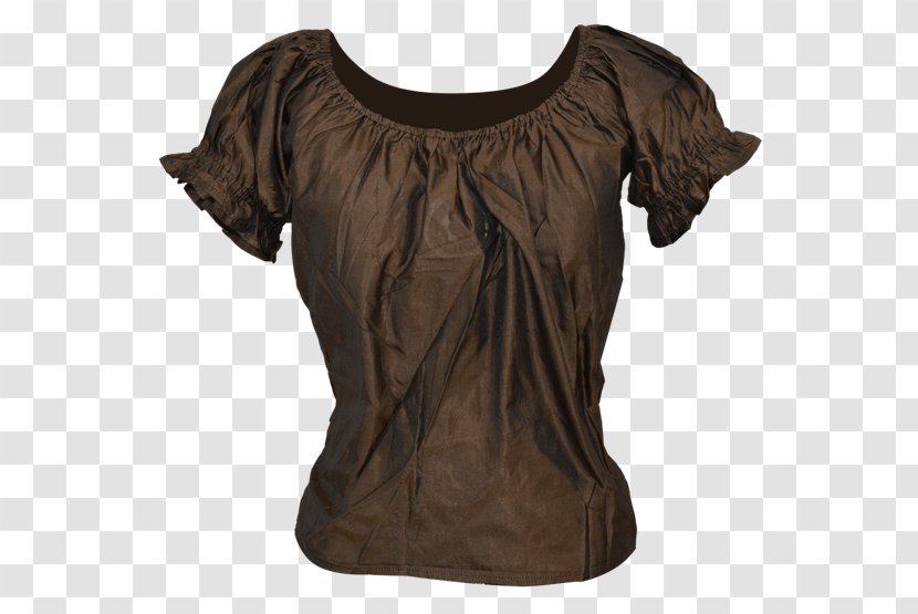 Blouse T-shirt Shoulder Sleeve Top Transparent PNG