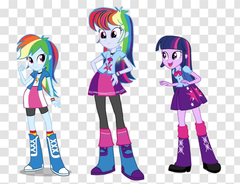Rainbow Dash Twilight Sparkle Pony Rarity Equestria - Girls Rocks Base MS Paint Transparent PNG