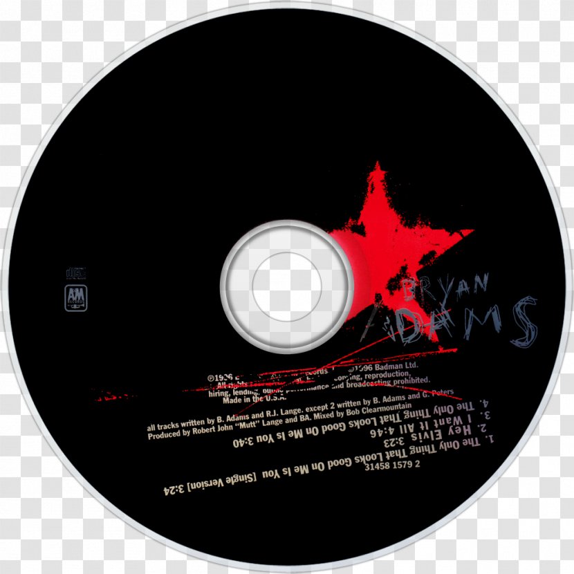 Compact Disc Waking Up The Neighbours Best Of Me Album Only Thing That Looks Good On Is You - Heart - Brian Adams Transparent PNG