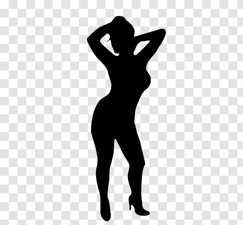 Silhouette Woman Clip Art - Arm Transparent PNG