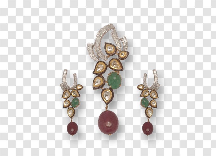 Earring Gemstone Jewellery Emerald Charms & Pendants - Anmol Jewellers Transparent PNG