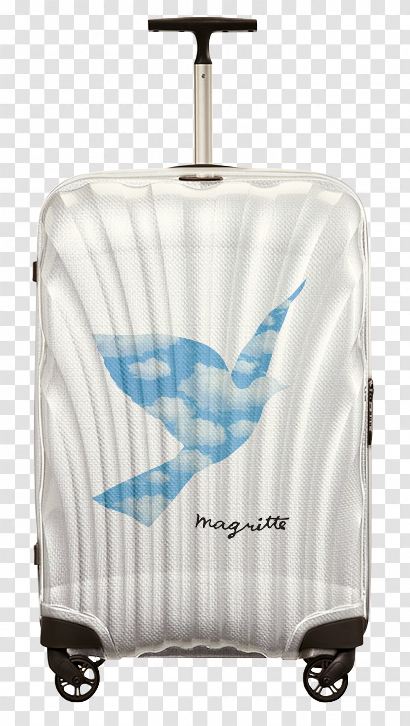 Suitcase Samsonite Hand Luggage Painting Painter - Electric Blue Transparent PNG