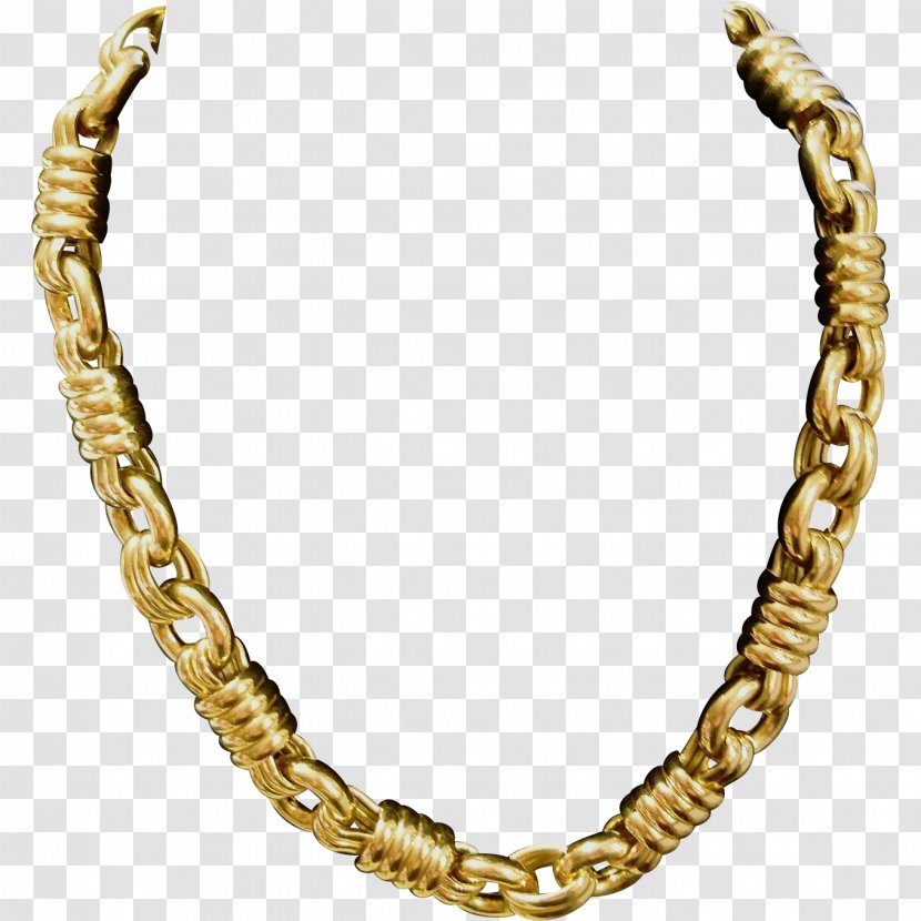 Necklace Figaro Chain Jewellery Gold Transparent PNG