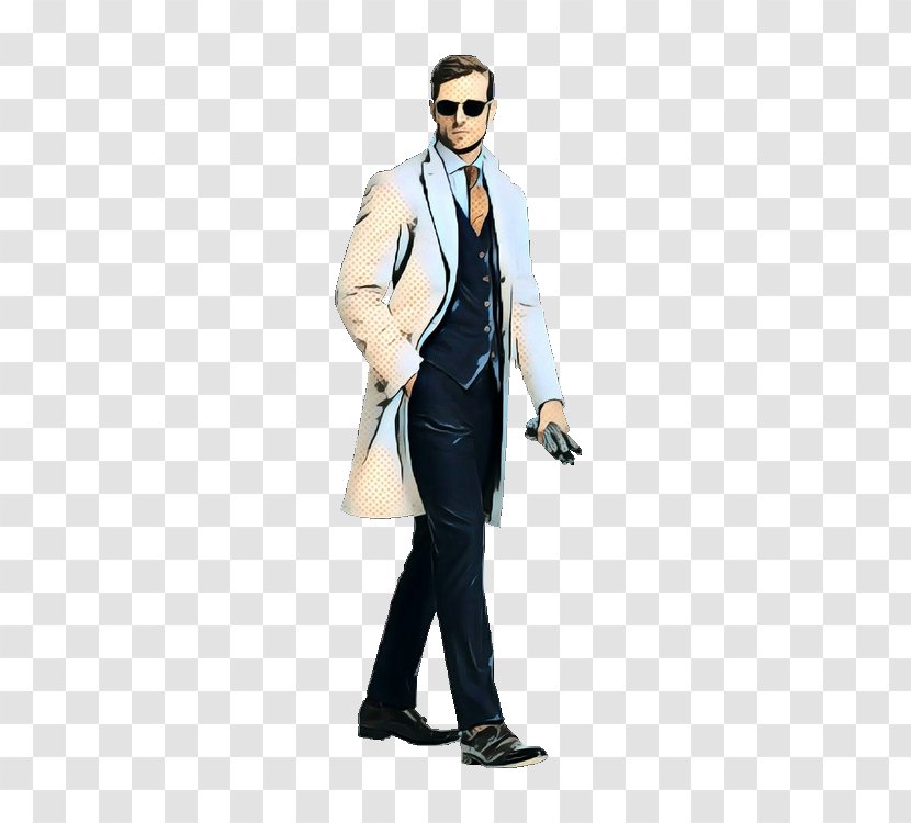 Clothing Suit Formal Wear Standing Gentleman - Tuxedo Fashion Transparent PNG