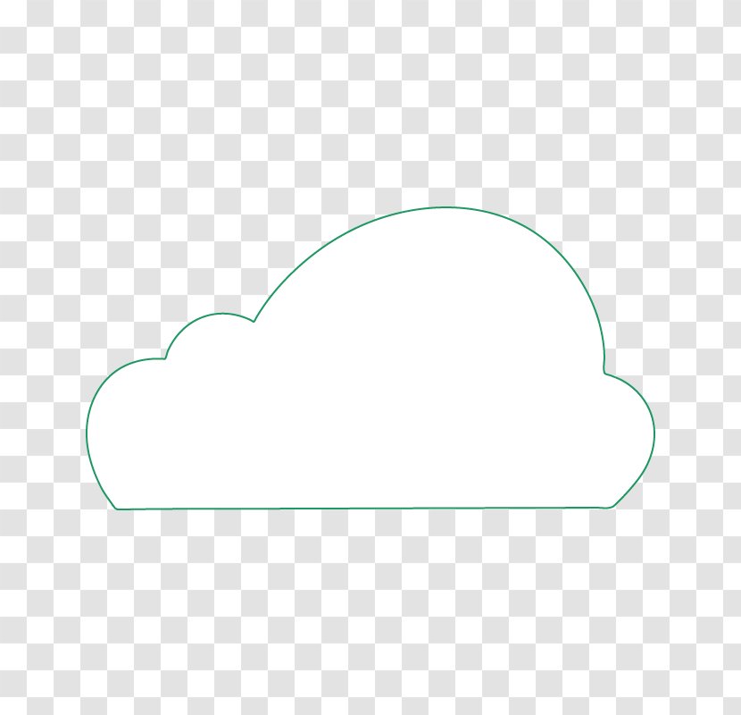 Green Line - Rectangle - Cloud Shape Transparent PNG