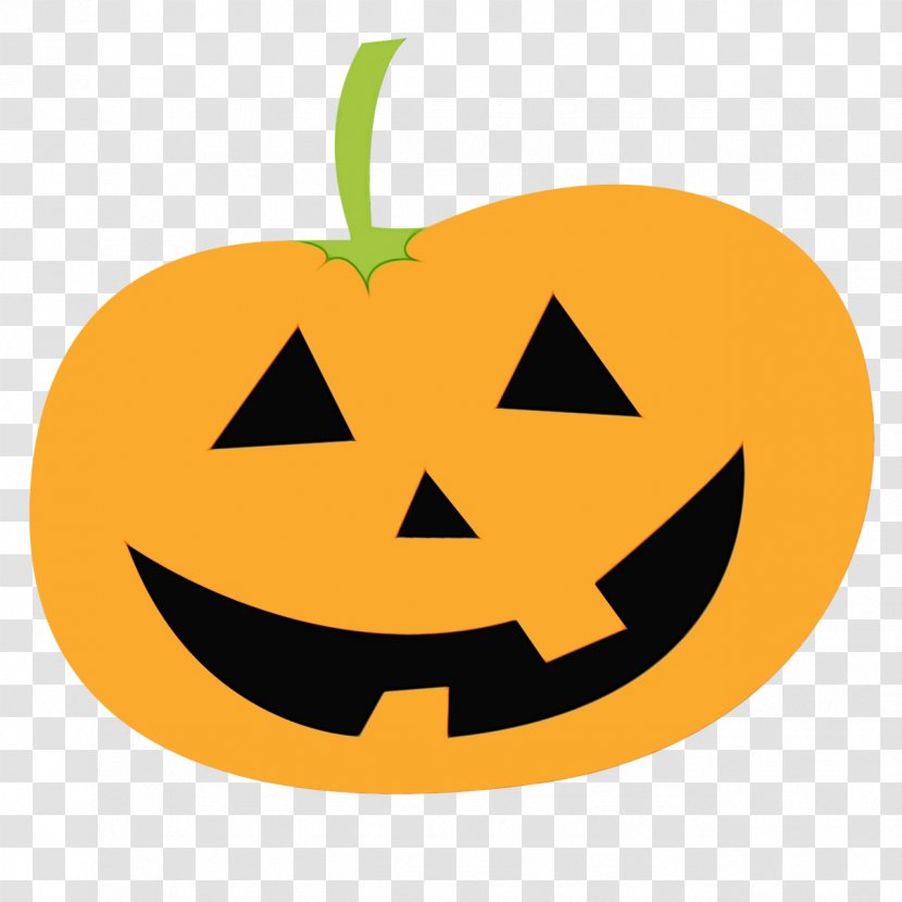 Halloween Pumpkin Cartoon - Facial Expression - Cucurbita Happy Transparent PNG