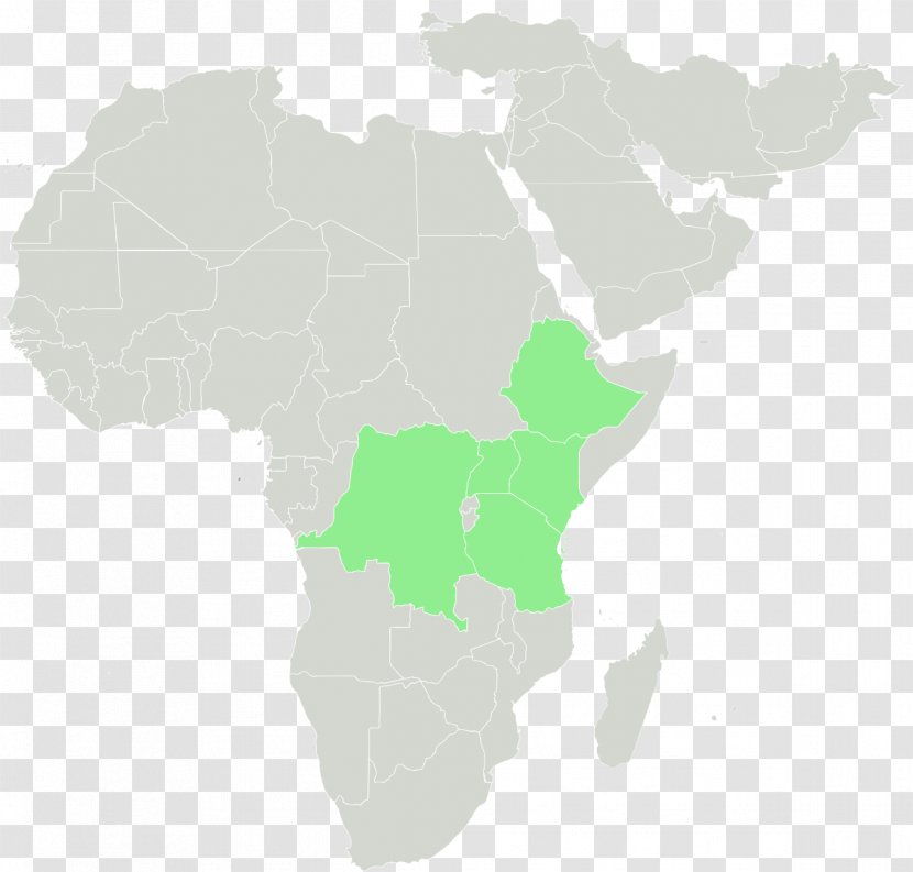 Central Africa Mauritania World Map - Location Transparent PNG