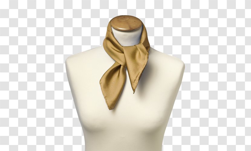 Necktie Silk Handkerchief Einstecktuch Scarf - Foulard - Gold Transparent PNG