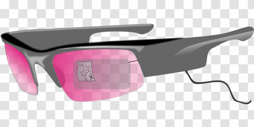 Google Glass Head-up Display Augmented Reality Head-mounted Smartglasses - Vision Care Transparent PNG
