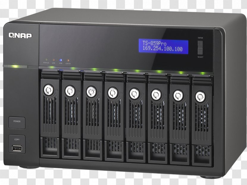 Network Storage Systems Hard Drives Data QNAP Systems, Inc. Computer Transparent PNG