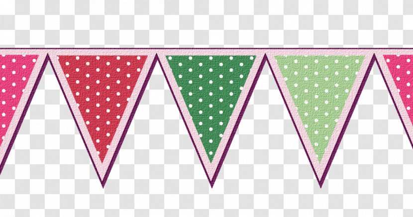 Line Point Triangle Polka Dot - Pink M Transparent PNG