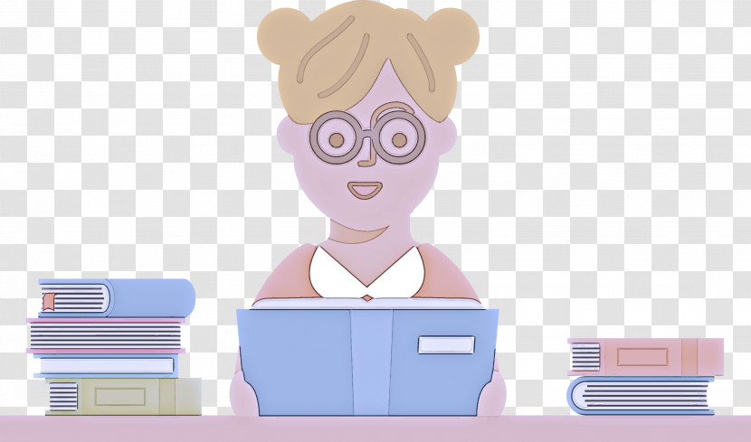 Teacher Reading Book Transparent PNG