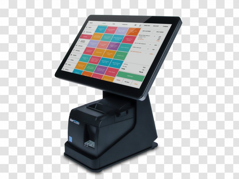 Point Of Sale Printer Display Device Computer Monitors Touchscreen - Business Transparent PNG
