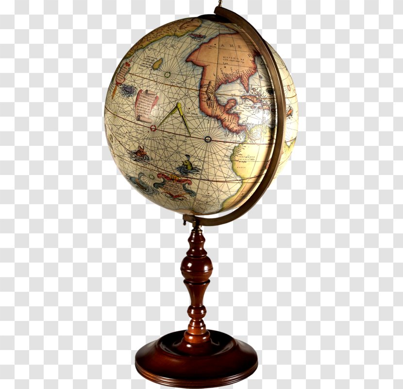 Globe World Map Compass Mercator Projection - Cartography Transparent PNG