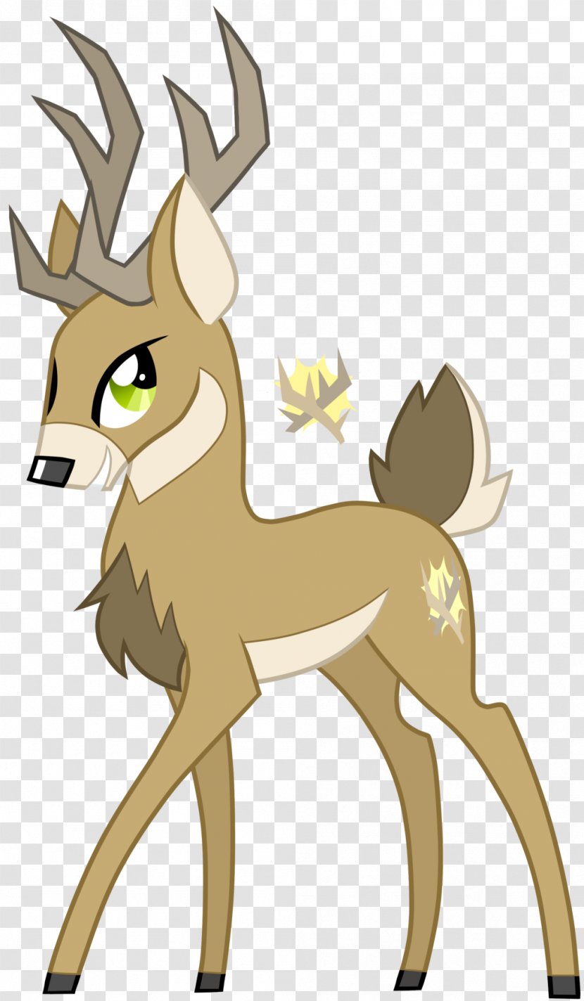 Reindeer Pony Antler Horse - Mammal - Deer Transparent PNG