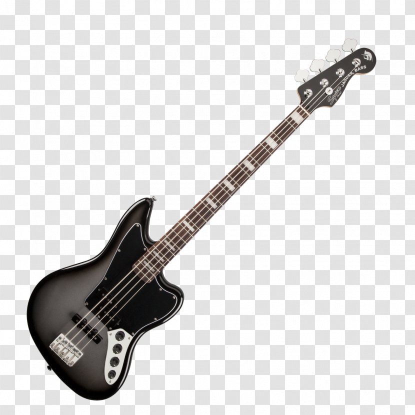 Fender Jaguar Bass Stratocaster Guitar Squier - Tree Transparent PNG