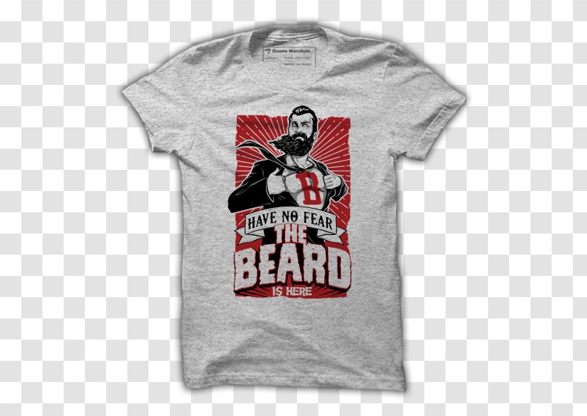 Printed T-shirt Clothing Amazon.com - T Shirt - Fear Beard Transparent PNG