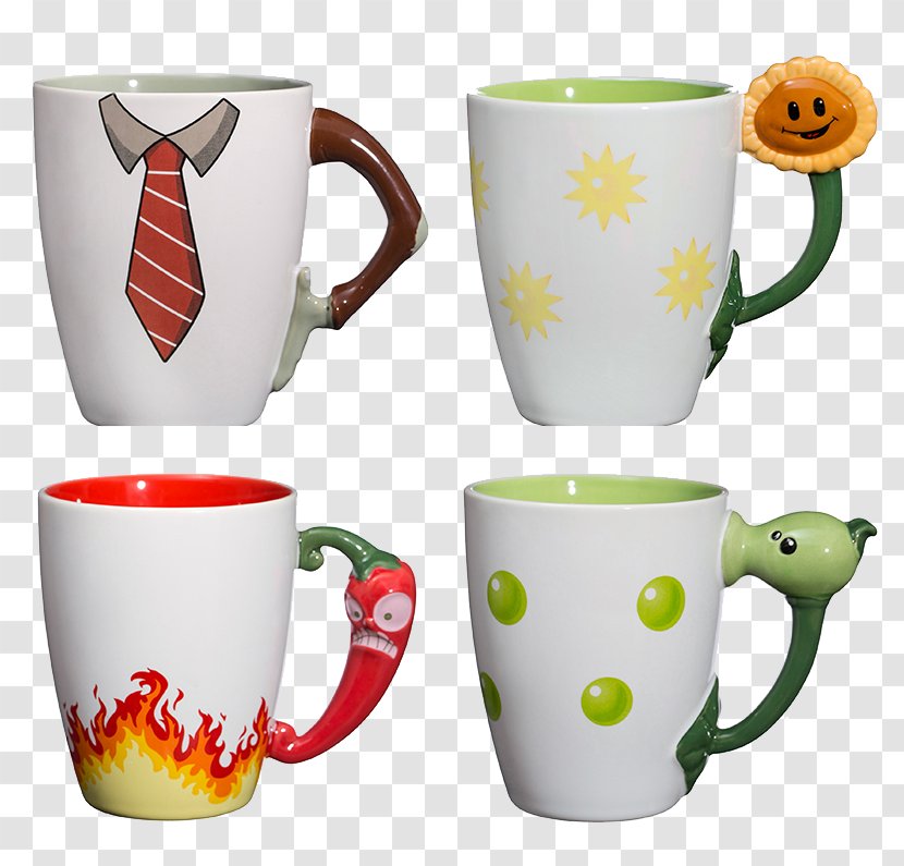 Plants Vs. Zombies 2: Its About Time Minecraft Mug - Heart Transparent PNG