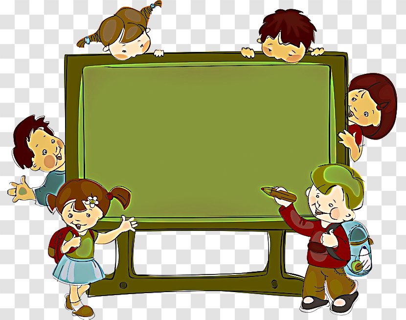 School Drawing - Sharing Cartoon Transparent PNG