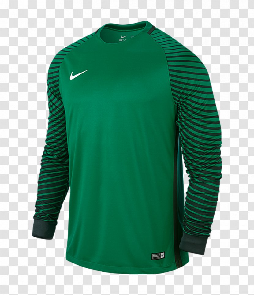 Jersey T-shirt Sleeve Nike Goalkeeper - Cycling Transparent PNG