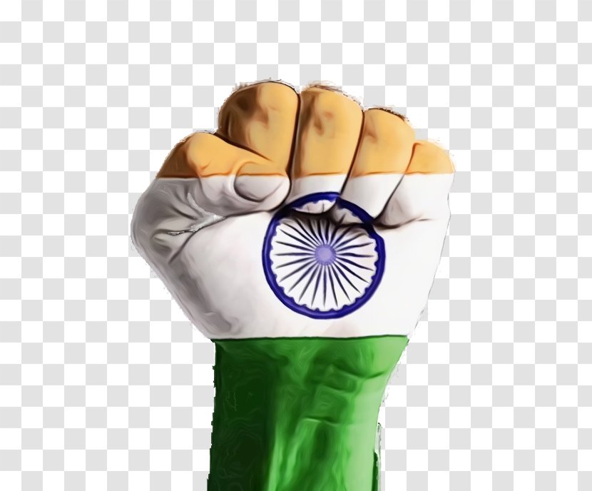 India Independence Day Flag - Hand - Wrist Personal Protective Equipment Transparent PNG