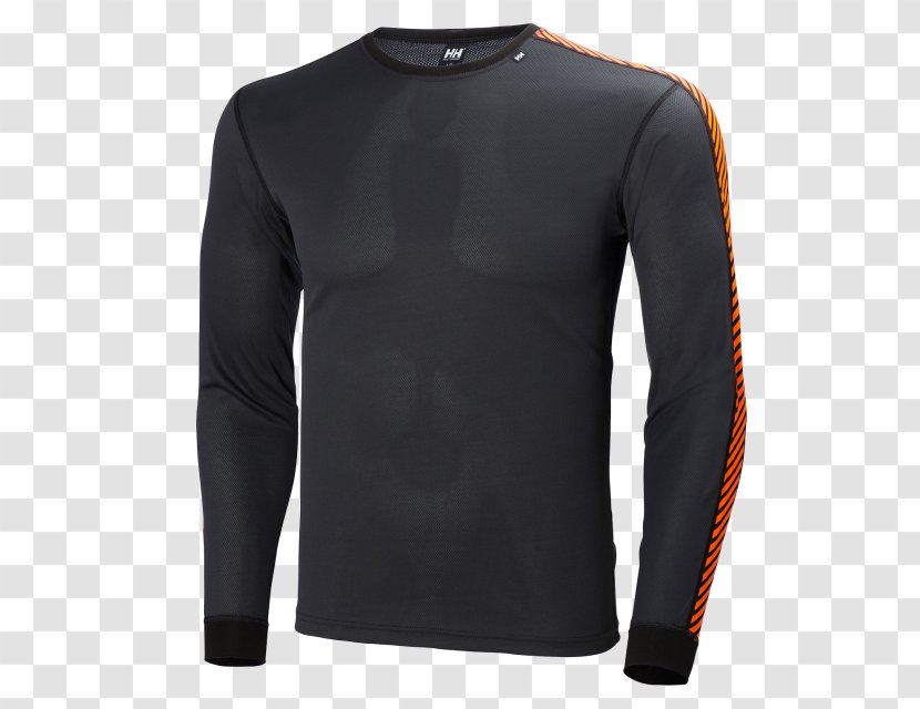 Hoodie Crew Neck Helly Hansen Sweater Sleeve - Shirt Transparent PNG