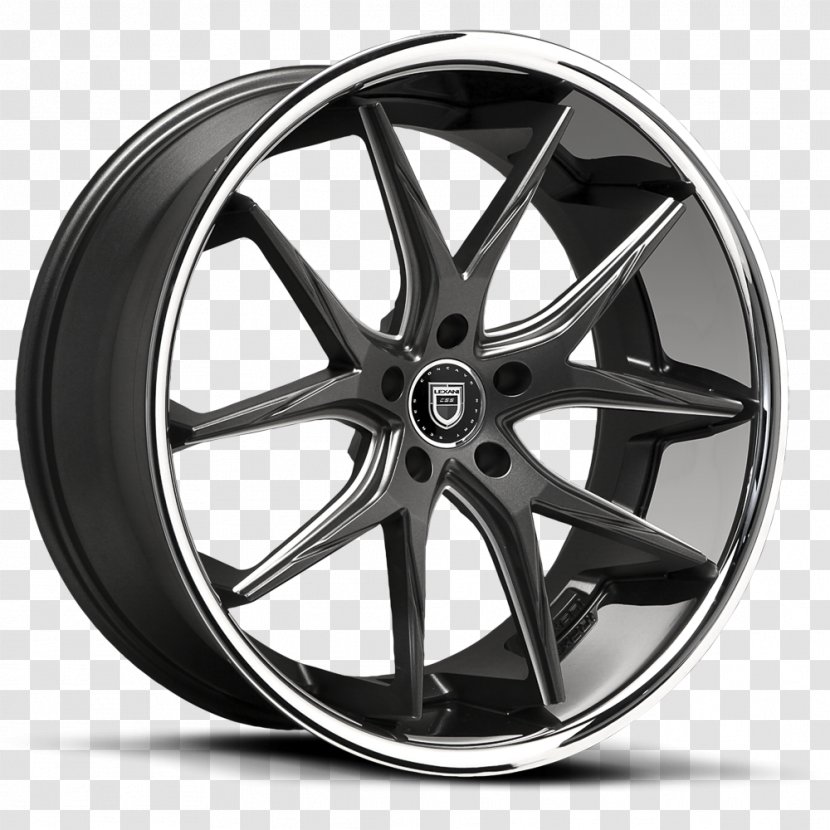 Lexani Wheel Corp Rim Tire Custom - Auto Part - Red Silk Strip Transparent PNG