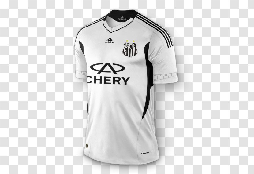 Sports Fan Jersey T-shirt Adidas Santos FC - Tshirt Transparent PNG