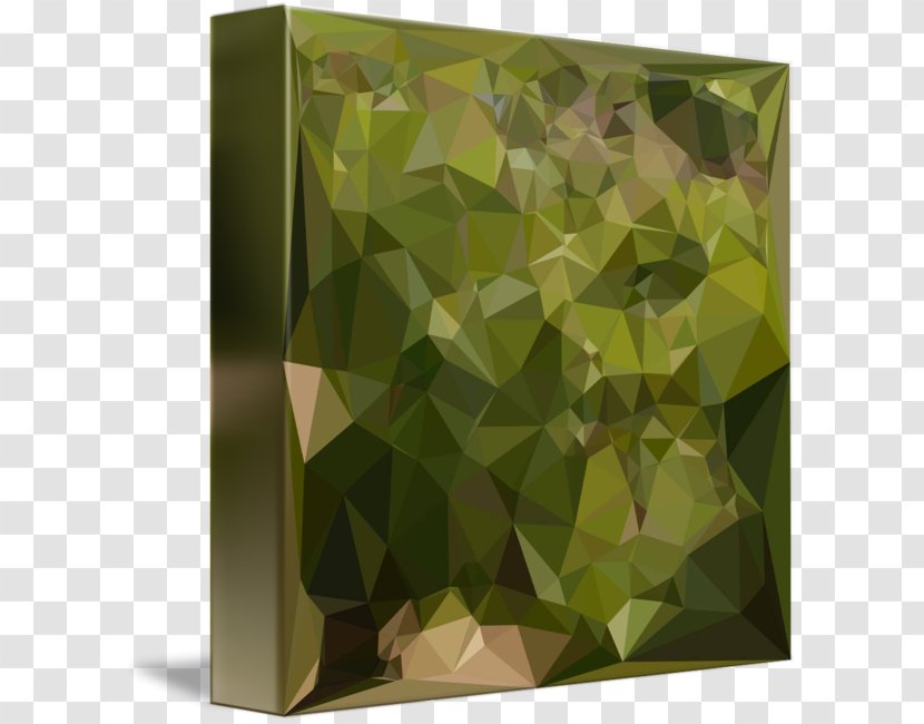 Green Art Polygon - Blue - Abstract Transparent PNG