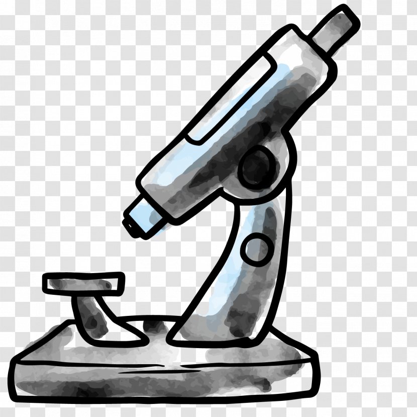 Microscope Chemistry Euclidean Vector - Painted Transparent PNG