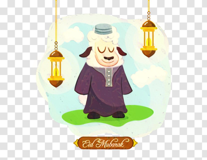 Sheep Eid Al-Adha Mubarak Al-Fitr Festival - Christmas Day - Art Transparent PNG