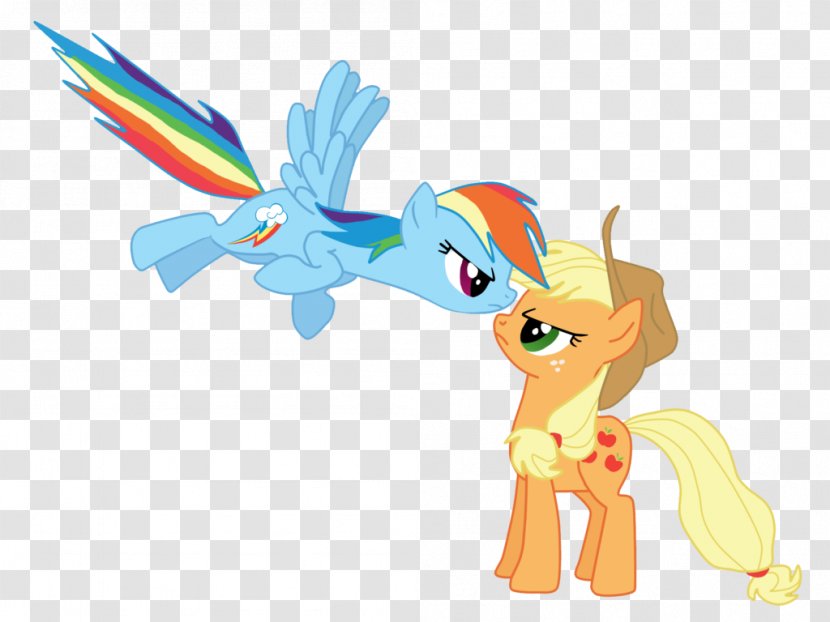 Rainbow Dash Applejack Rarity Fluttershy My Little Pony - Mammal Transparent PNG
