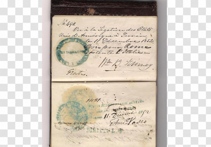 United States Passport Second World War Travel Document - Refugee Transparent PNG