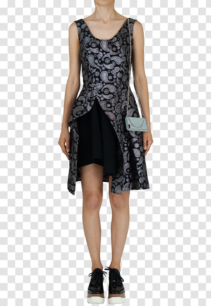 Little Black Dress Fashion Sleeve M - Neck - Stella Mccartney Transparent PNG