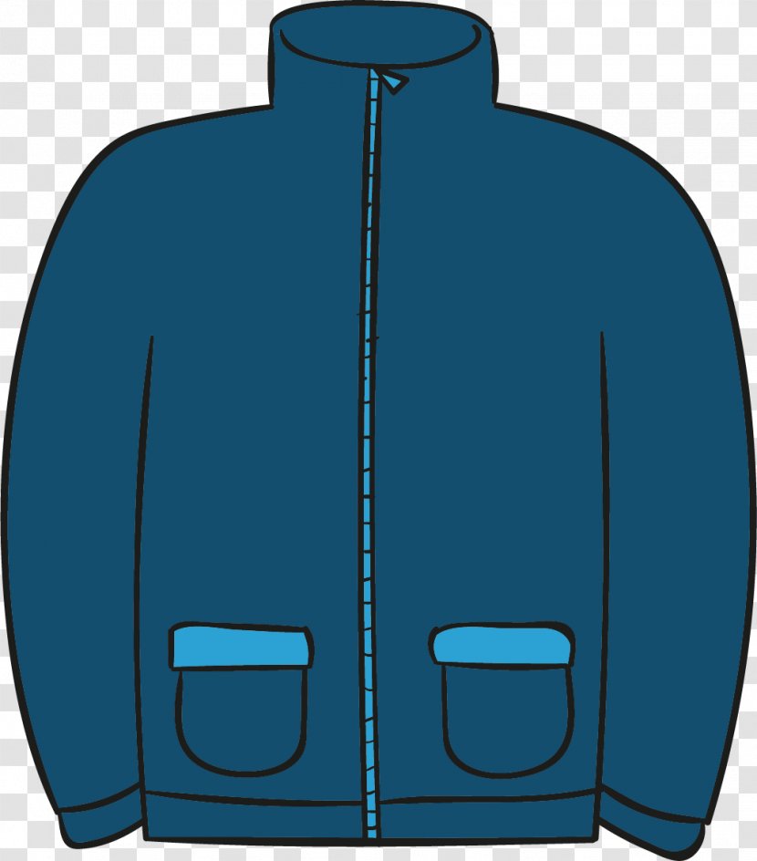Jacket Sleeve Pattern - Cobalt Blue - Men's Clothes Vector Winter Transparent PNG