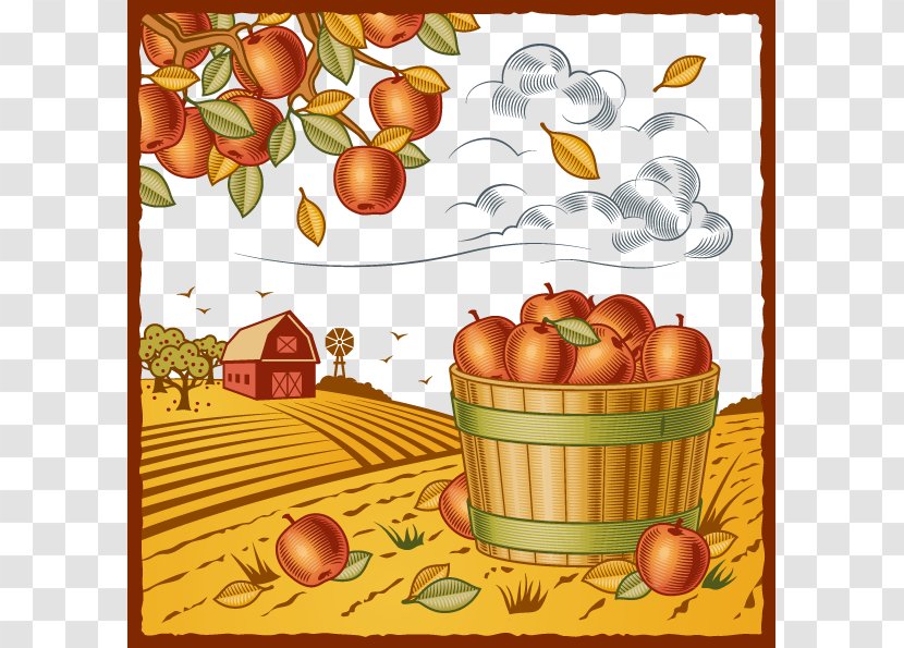 Royalty-free Farm Clip Art - Fruit - Autumn Illustration Transparent PNG