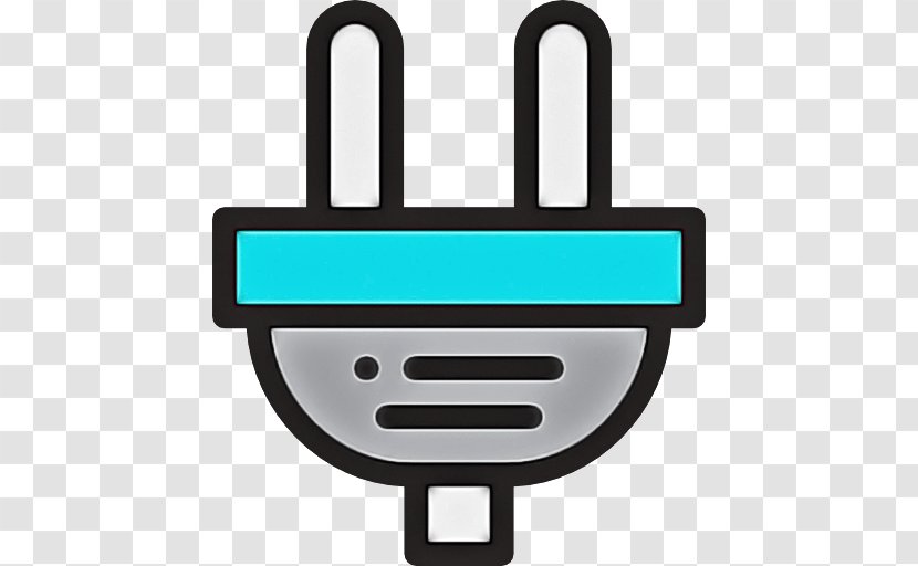 Turquoise Line Hand Icon Symbol Transparent PNG